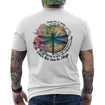 Sing Me A Song Of A Lass That Is Gone Over The Sea To Skye Mens Back Print T-shirt - Monsterry CA