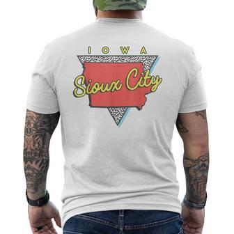 Sioux City Iowa T Vintage Ia Souvenirs Men's T-shirt Back Print | Mazezy