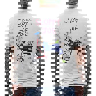 Sloppy Joe Running The Country Is Like Riding A Bike Men's T-shirt Back Print | Mazezy