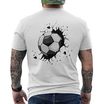 Soccer Players Soccer Team Graphic Sports Soccer Men's T-shirt Back Print - Seseable