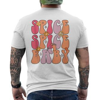 Spice Spice Baby Fall Autumn Thanksgiving Pregnancy Outfits Mens Back Print T-shirt | Mazezy