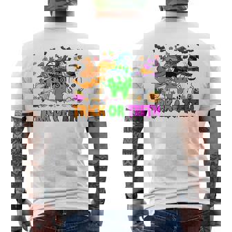 Spooky Dentist Halloween Trick Or Th Dental Assistant Mens Back Print T-shirt | Mazezy