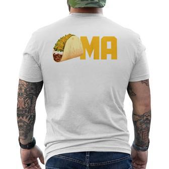 Tacoma Washington Taco Ma Funny Vintage Pride Mens Back Print T-shirt | Mazezy