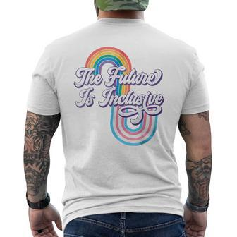 The Future Inclusive Lgbt Rights Transgender Trans Pride  Mens Back Print T-shirt