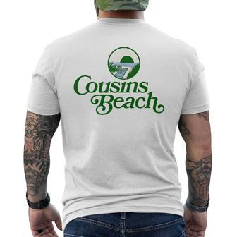 The Summer I Turned Pretty Cousins Beach Graphic Gray Gray Funny Gifts Mens Back Print T-shirt | Mazezy