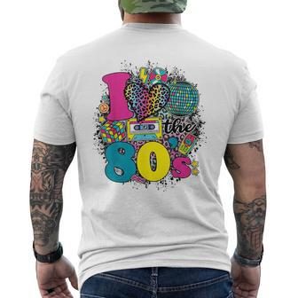This Is My 80S Costume Outfit Gifts Eighties Retro Party Mens Back Print T-shirt - Seseable