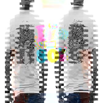 This Is My 80S Costume Outfit Gifts Eighties Retro Party Mens Back Print T-shirt - Seseable