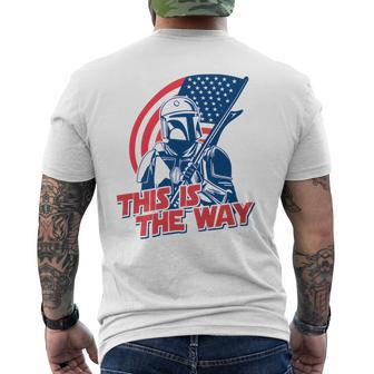 This Is The Way Independence Day Mens Back Print T-shirt - Monsterry AU