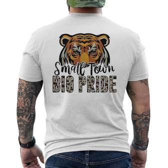 Tigers School Sports Fan Team Spirit Football Leopard Men's T-shirt Back Print | Mazezy DE