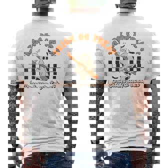 Trick Or Treat Brush Your Th Ghost Halloween Dentist Men's T-shirt Back Print | Seseable UK