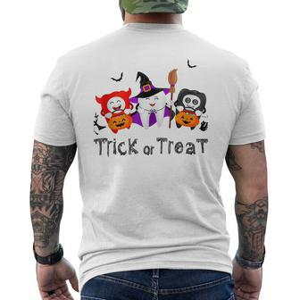 Trick Or Treat Fairy Spooky Tooth Halloween Dental Students Mens Back Print T-shirt | Mazezy
