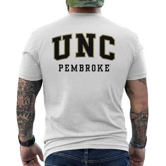 Unc Pembroke Unc-Merch-1 Mens Back Print T-shirt - Thegiftio UK