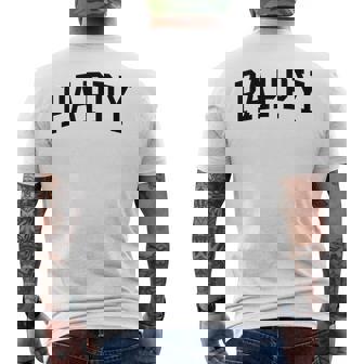 Varsity Pappy Mens Back Print T-shirt | Mazezy