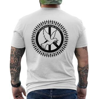 Veterans For Peace T Shirt Mens Back Print T-shirt - Monsterry AU