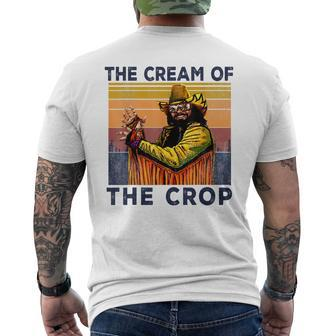 Vintage Macho-The Cream Of The Crop Wrestling Funny Mens Back Print T-shirt - Monsterry UK