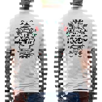 Viva Mexico September 16 1810 Mexican Independence Day Men's T-shirt Back Print | Mazezy