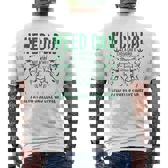 Weed Dad Like A Regular Dad But More Chill Joint Roller Mens Back Print T-shirt - Thegiftio