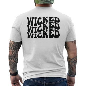 Wicked Wicked Men's T-shirt Back Print | Mazezy
