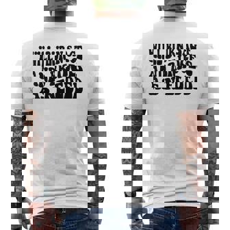 Will Burn Sage And Bridges As Needed Mens Back Print T-shirt | Mazezy