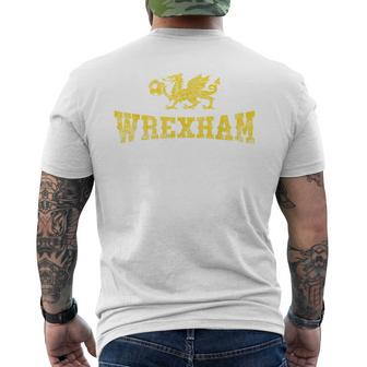Wrexham Wales Soccer Jersey Welsh Red Dragon For Men Kids Soccer Funny Gifts Mens Back Print T-shirt | Mazezy