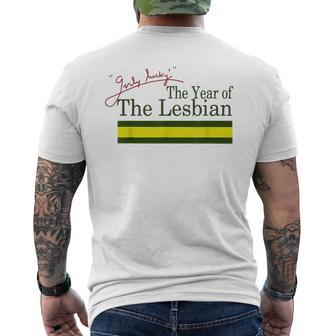 The Year Of The Lesbian Men's T-shirt Back Print - Monsterry AU
