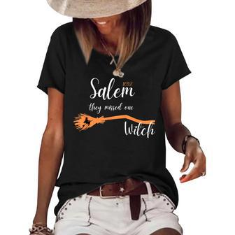Salem 1692 They Missed One Vintage Women's Loose T-shirt | Mazezy