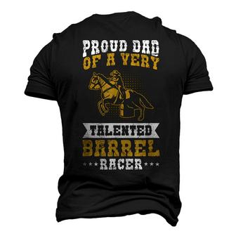 Cowgirls & Barrel Racing Design For A Dad Of A Barrel Racer Gift For Mens Men's 3D Print Graphic Crewneck Short Sleeve T-shirt