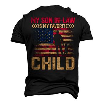 My Son In Law Is My Favorite Child Us Flag Father In Law Men's 3D Print Graphic Crewneck Short Sleeve T-shirt