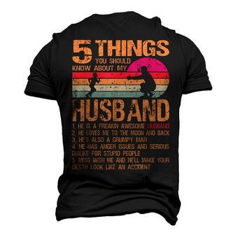 5 Things About My Husband Father Day 23 From Daughter Men's 3D T-shirt Back Print - Seseable