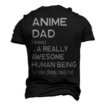 Anime Dad Definition Men's 3D T-Shirt Back Print | Mazezy