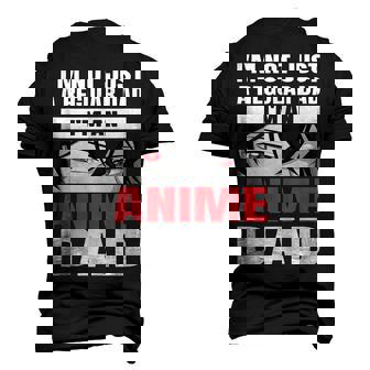 Anime Fathers Birthday Im An Anime Dad Fathers Day Men's 3D T-Shirt Back Print | Mazezy