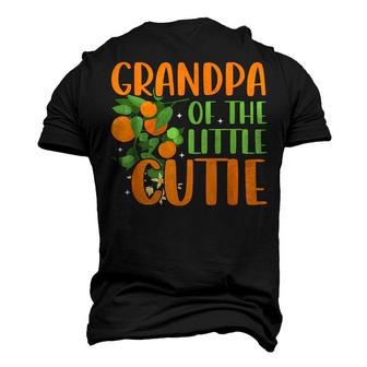 Baby Shower Orange 1St Birthday Party Grandpa Little Cutie Men's 3D T-shirt Back Print - Seseable