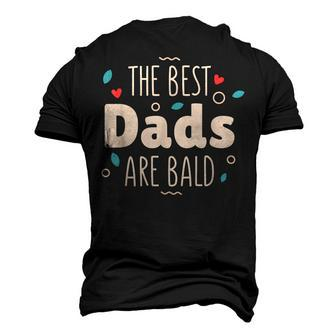 The Best Dads Are Bald Alopecia Awareness And Bald Daddy Men's 3D T-Shirt Back Print | Mazezy