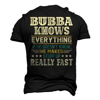 Bubba Knows Everything Persian Grandfather Grandad Men's 3D T-shirt Back Print - Seseable