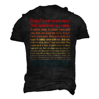 Crazy I Was Crazy Once They Locked Me In Room Trending Men's 3D T-Shirt Back Print | Mazezy