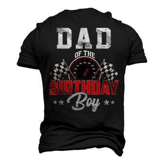 Dad Of The Birthday Boy Race Car Racing Car Driver Father Men's 3D T-shirt Back Print - Seseable