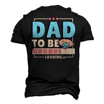 Dad To Be Loading Pregnancy Reveal Men's 3D T-shirt Back Print - Seseable