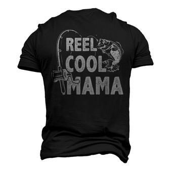 Family Lover Reel Cool Mama Fishing Fisher Fisherman Men's 3D T-Shirt Back Print | Mazezy