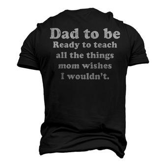 Fathers Day Dad Sayings Happy Fathers Day Men's 3D T-Shirt Back Print | Mazezy
