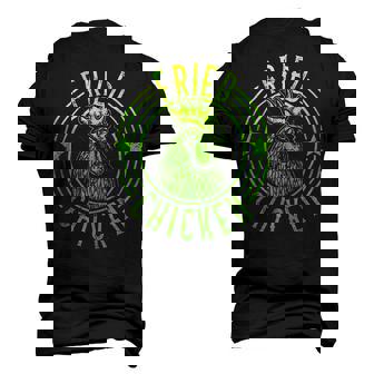 Fried Chicken 420 Marijuana Cannabis Weed Dad Papa Men's 3D T-Shirt Back Print | Mazezy
