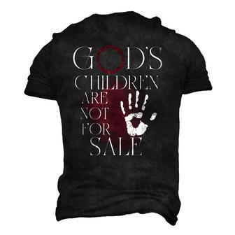 Gods Children Are Not For Sale For Children Men's 3D T-Shirt Back Print | Mazezy