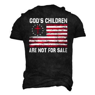 Gods Children Are Not For Sale Quote Gods Children Men's 3D T-Shirt Back Print | Mazezy