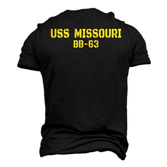 Missouri Veterans Day Memorial Day Father Grandpa Dad Son Men's 3D T-Shirt Back Print | Mazezy