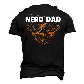 Nerd Dad Conservative Daddy Protective Father Men's 3D T-Shirt Back Print | Mazezy