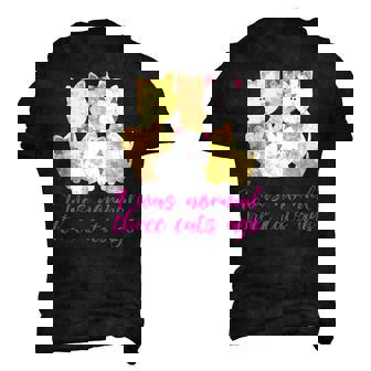 I Was Normal Three Cats Ago Crazy Cat Lady Men's 3D T-Shirt Back Print | Mazezy