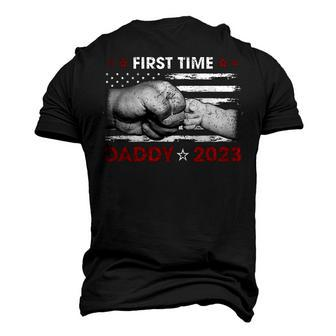 Promoted To Daddy 2023 First Time Fathers Day New Dad Mens Men's 3D T-shirt Back Print - Seseable