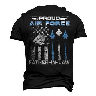 Proud Air Force Fatherinlaw Us Air Force Graduation Men's 3D T-shirt Back Print - Seseable