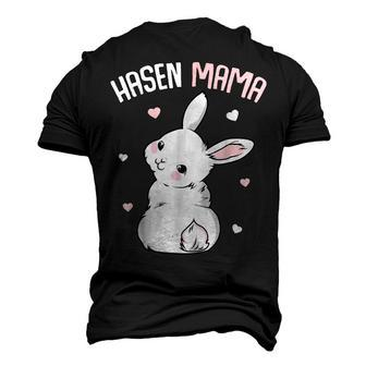 Rabbit Mum With Rabbit Easter Bunny Men's 3D T-Shirt Back Print | Mazezy