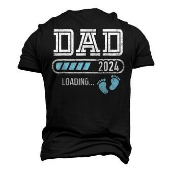 Soon To Be Dad Est 2024 Fathers Day New Dad Vintage Mens Men's 3D T-shirt Back Print - Seseable