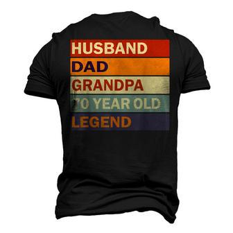 Vintage 70Th Birthday Saying For 70 Year Old Dad And Grandpa Men's 3D T-shirt Back Print - Seseable